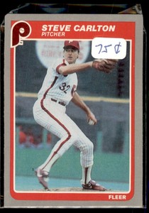 1985 FLEER STEVE CARLTON PHILADELPHIA PHILLIES #246