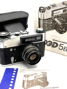 FED 5b Camera with Industar-61 - 55mm f/2.8 - Imagen 1 de 11