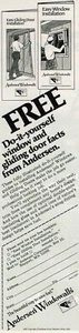 1977 Vintage Print Ad Andersen Windowalls Easy Gliding Door Window Installation - Picture 1 of 2