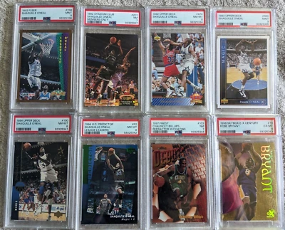 Лот баскетбольных карточек с оценкой PSA Коби Брайант Чонси Биллапс Шакил О'Нил UD - Изображение 1 из 4