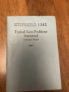 Typische Liebesprobleme beantwortet Clemensholz klein blau Buch Nr. 1342 - Bild 1 von 2
