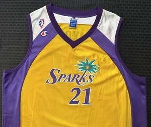 Vintage Los Angeles Sparks Champion Tamecka Dixon Jersey Adult Large WNBA Rare - Picture 1 of 8