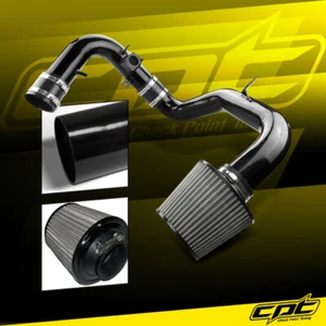 For 04-06 Mitsubishi Lancer Ralliart 2.4L Black Cold Air Intake+Black Cover - Picture 1 of 2
