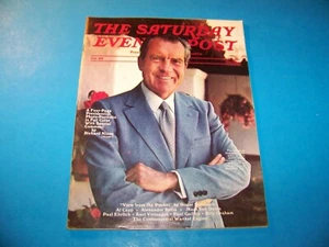 The Saturday Evening Post President Richard Nixon / Roger Staubach 1972 - Imagen 1 de 10