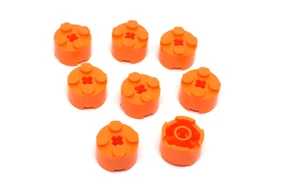 8 x LEGO® City Classic Stone Round 2 x 2 3941 Orange Roundstone Crosshole - Picture 1 of 2