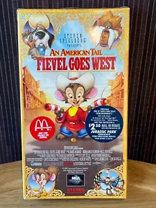 An American Tail SEALED VHS McDonald's Exclusive Fievel Goes West Film MCA 1991 - Picture 1 of 4