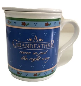 VTG Hallmark Cards,Inc. Heart Warmers Ambassador Mug With Coaster A Grandfather- - Picture 1 of 7