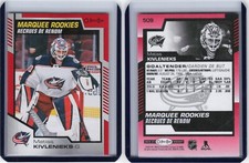 20/21 O-Pee-Chee OPC Red Border Parallel #509 Matiss Kivlenieks Blue Jackets