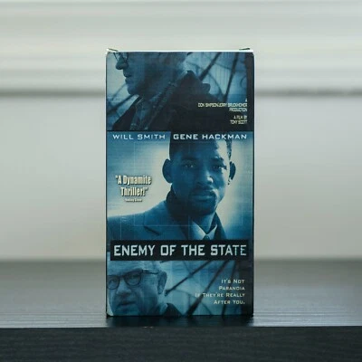 Enemy of the State VHS (1999) – Blockbuster Pre-Viewed – Original Cover – GC - Image 1 of 4