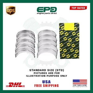 CRANKSHAFT MAIN BEARING SET STD FOR FORD 4AB/4CA/4AB/4HA/4HD/4ED/4EB/4EC/4GA 2.5 - Picture 1 of 1