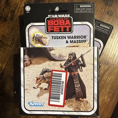 NUEVO Tusken Warrior and Massiff Scale Star Wars: The Book of Boba Kenner Foto 1 de 2