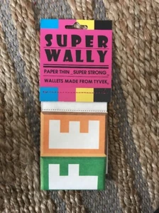 WALLET Tyvek Ollin Super Wally LIFE Game Paper Thin Strong Recyclable NEW - Picture 1 of 4