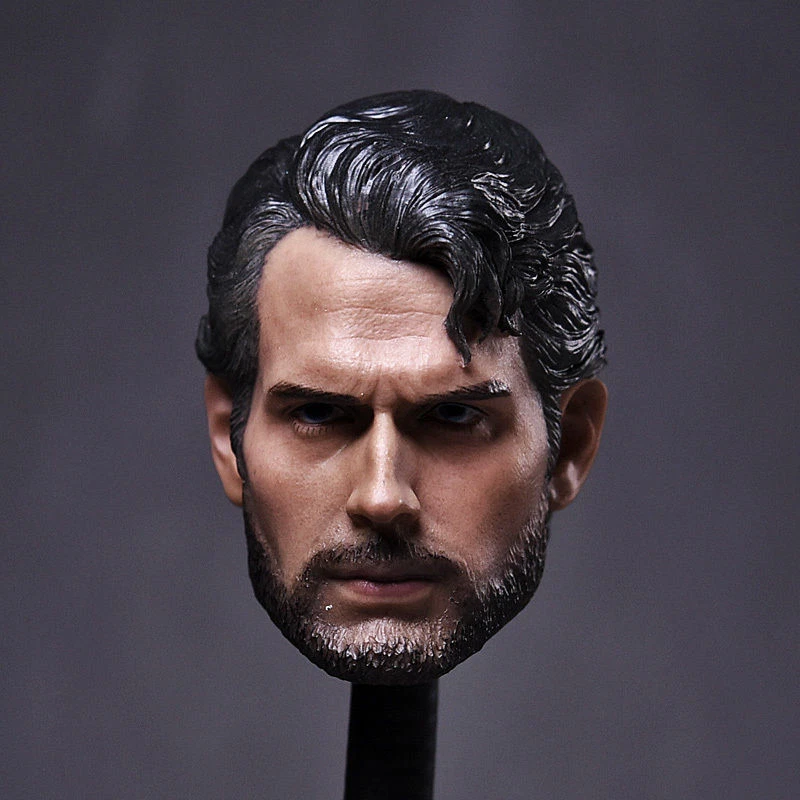 Figura de acción masculina Henry Cavill modelo esculpido cabeza escala 1/6 ajuste 12" HT PH juguetes Foto 1 de 4