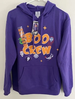 Moletom com capuz roxo The Nightmare Before Christmas Boo suéter pulôver novo - Imagem 1 de 4