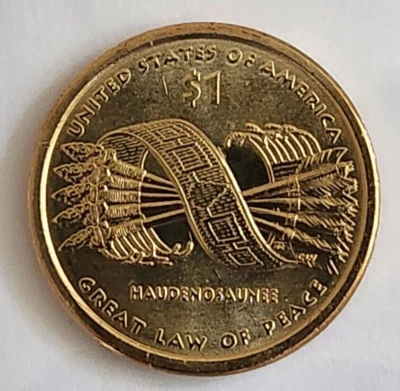 Moneda única de 1 dólar nativo americano Sacagawea 2010 - BU Foto 1 de 2