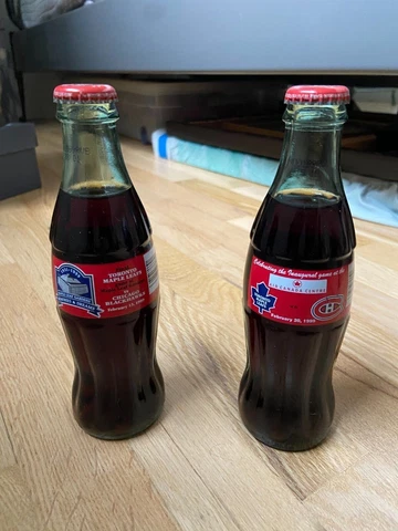 Toronto Maple Leafs Coca-Cola Bottles: Last Game MLG, First Game ACC Cover
