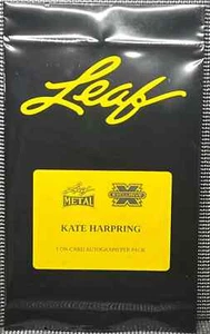 🏀 Kate Harpring Iowa Hawkeyes RC En Tarjeta Auto Hoja Metal Paquete Sellado de Fábrica - Imagen 1 de 3