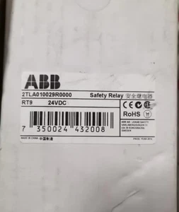 In Stock Newest In Box Original Nidec ABB 2TLA010029R0000 Safety Relay RT9 24VDC - Picture 1 of 1