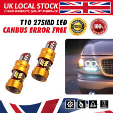 T10 501 White LED Car Side Light Bulbs 12V Number Plate Lamp W5W Wedge 2Pcs UK