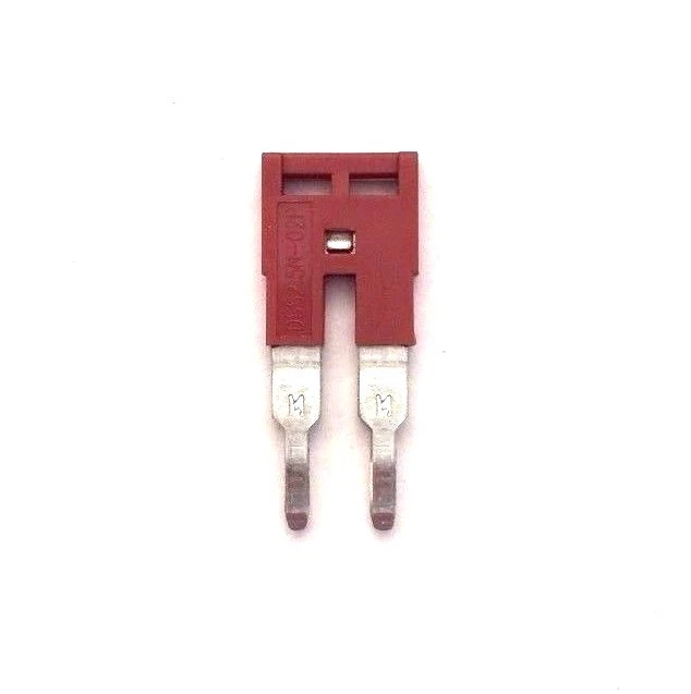 DIN Rail Terminal Block Jumpers 50 Qty DSS2.5N-02P Dinkle 12 AWG 2 Pole DK2.5N - Image 1 of 2