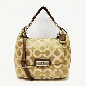 COACH 16811 Kristin OP Art Sateen Hobo - Picture 1 of 9