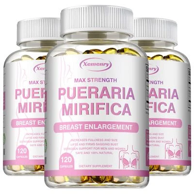 XEMENRY Pueraria Mirifica - Breast-Tissue Growth, Female Estrogen Balance, High Strength