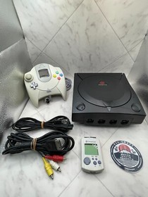 SEGA Dreamcast VA1 Black Fuses, battery socket Replaced regional Japan Tested