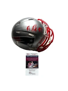 Rob Gronkowski Autographed Signed Mini Helmet New England Patriots COA JSA - Picture 1 of 1