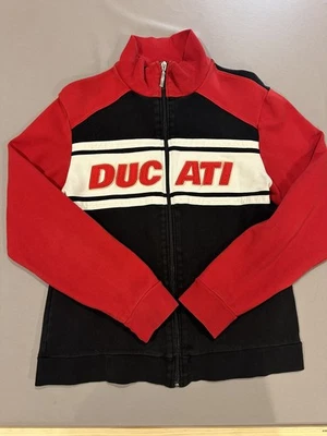 Chaqueta Jersey DUCATI Cremallera Bicicleta Mujer Ducati 100% Algodón Talla L Negra Foto 1 de 4