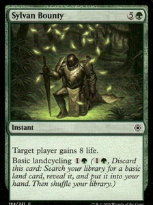 Sylvan Bounty 194/221 Conspiracy MTG Magic the Gathering card - Picture 1 of 2