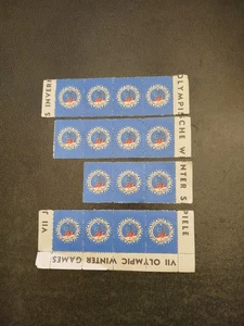 Italien 1956 - 15 Vignetten zu den Winterspielen in Cortina Ampezzo - Bild 1 von 4