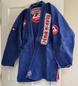 GRACIE BARRA Equipe GB STORM Jiu Jitsu Gi BLUE Adult Size A2 - Picture 1 of 12