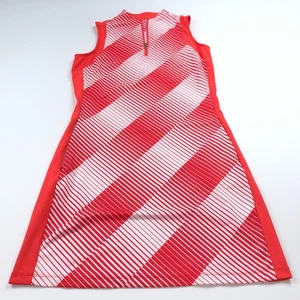 Tail Small ärmellos Tennis Golf Pullover 1/4 Zip Oberteil rot All Over Print NEUWERTIG - Bild 1 von 10