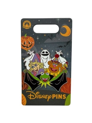 Prendedor original de los parques de Disney 2025 The Muppets Halloween Ghost Kermit Miss Piggy & Fozzie Foto 1 de 2
