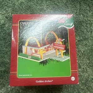 Tarjetas Carlton McDonald's adorno vacaciones Navidad 2001 arcos dorados - Imagen 1 de 3
