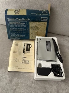 1982 Sears Cassette Player Recorder in Box #57 21741 Excellent Condition - Picture 1 of 8