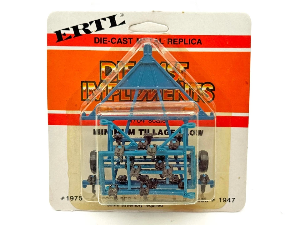 1/64 Ford Blue Minimum Tillage Chisel Plow, Field Cultivator - Image 1 of 1