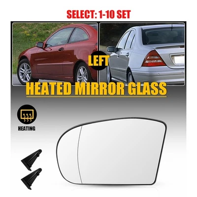 Espejo retrovisor izquierdo cristal térmico para conductor mercedes-benz clase w211 w203 01-2007 1-10x Foto 1 de 4