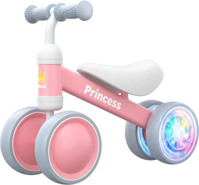 Baby Balance Bike for 1 Year Old Girl Gifts, 12-24 Month Toddler Balance Bike, 4 - Image 1 of 4
