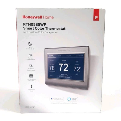 Termostato inteligente Wi-Fi Honeywell Home RTH9585WF1004 - plateado - NUEVO/SELLADO Foto 1 de 3