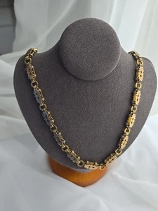 Victorian Antique 19" GF Gold Filled Ornate Chain Necklace 34gr - Picture 1 of 10