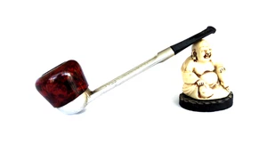 VERY COOL FALCON (FD16) METAL & INTERCHANGEABLE BRIAR BOWL ESTATE PIPE - Picture 1 of 13
