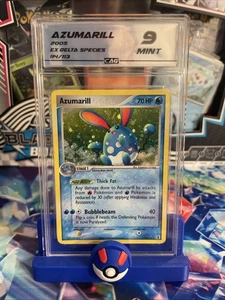 Pokemon TCG Azumarill 114/113 Secret Holo Rare EX Delta Species CAG 9 - Picture 1 of 2