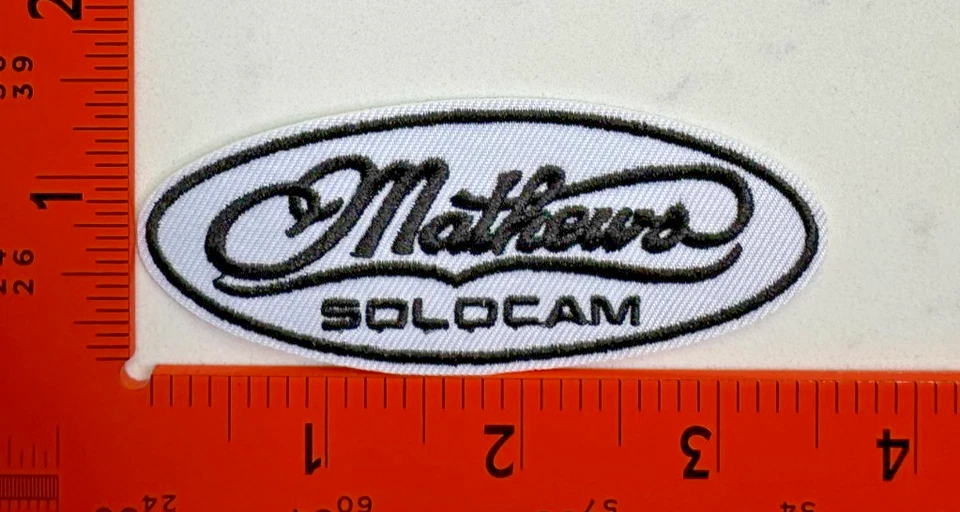 Embroidered Iron-On Patch Mathews Archery Logo Bowhunting Outdoor Badge