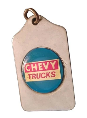 Vintage Chevy Trucks Key Fob Solid Brass 60/70s Era Rare GM Advertising - Image 1 of 4