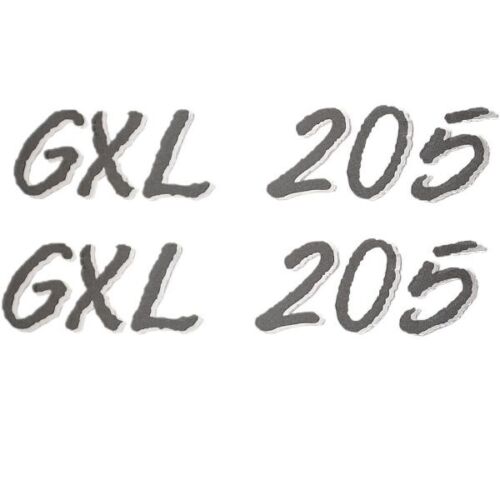 Glastron GXL 205 Båt Model Klistremerker Stickers Sølv 7 Inch - PAIR