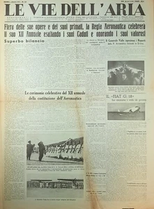 Periodische Aeronautico " Alle Wege Luftfilter " n°12 Der 24 März 1935 - Picture 1 of 1