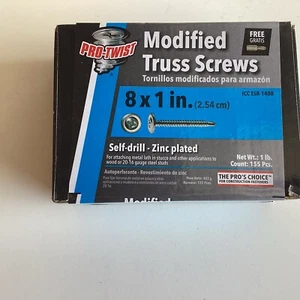 Viti a testa Pro-Twist Phillips 1Lb acciaio zincato 8" x 1" NMTD81001 - Foto 1 di 2