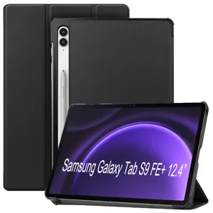 Case for Samsung Galaxy Tab S9 FE/Tab S9 FE Plus Slim Tri-Fold Stand Cover Folio - Picture 1 of 19