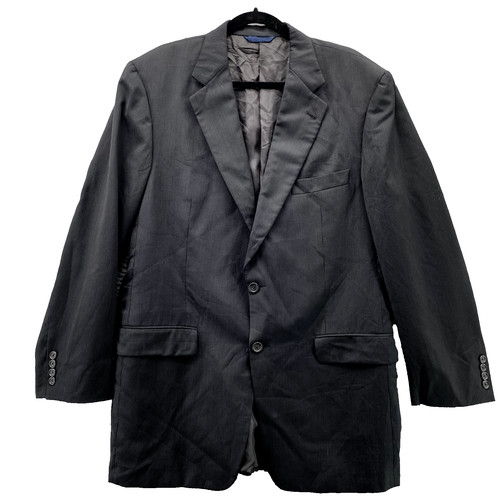 Giacca Burberry uomo 42L nero gessato sport lana cappotto blazer Corpcore Academia